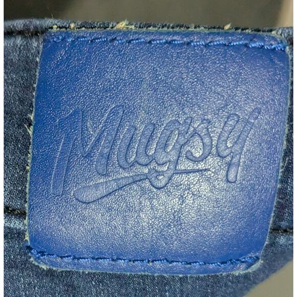 Mugsy Studio Blue Jeans Mens Size 42x30 (38x25) Straight Leg Stretch - Picture 11 of 11